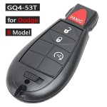 2013-2024 Dodge RAM / 4-Button ID46 Fobik Key / GQ4-53T (AFTERMARKET)